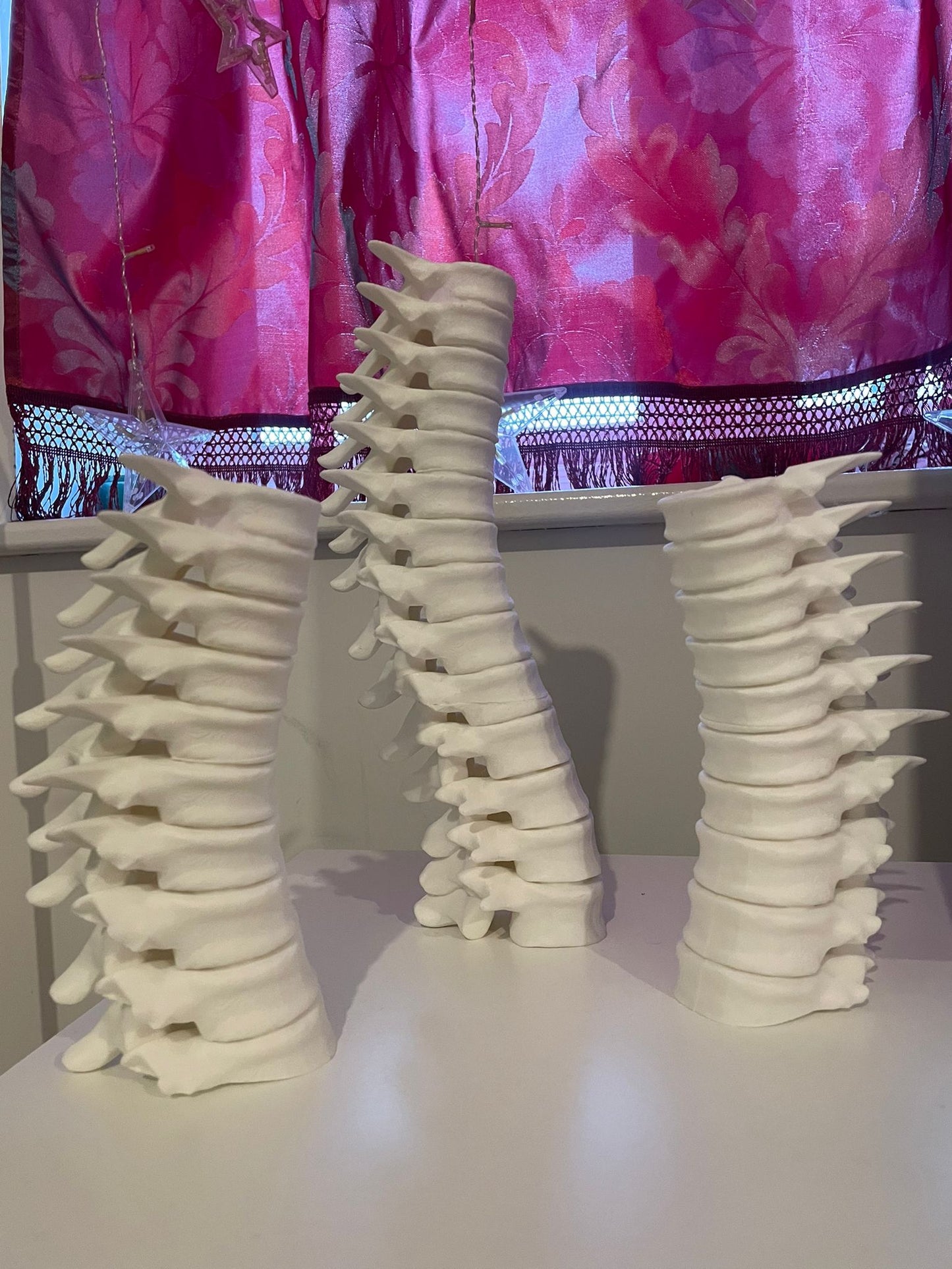 Spine Candle Holder | 3D Printed Anatomical Decor – Lorecom Miniatures