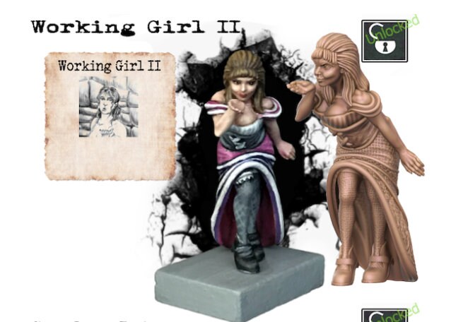 Working Girls (2 variations) - Dark Alley