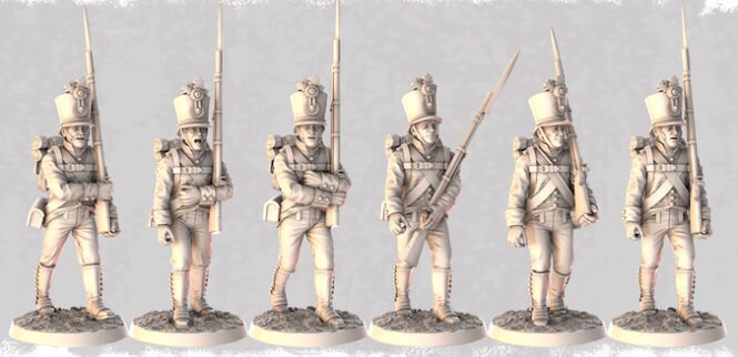 Fusiliers Napoleonic Wars Austro-Hungarian Army Line Order Post 1809