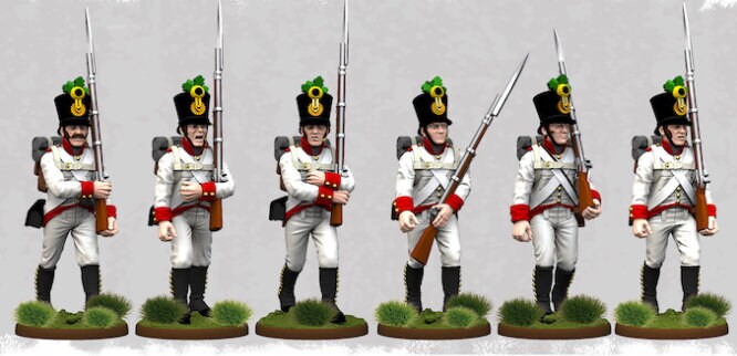 Fusiliers Napoleonic Wars Austro-Hungarian Army Line Order Post 1809