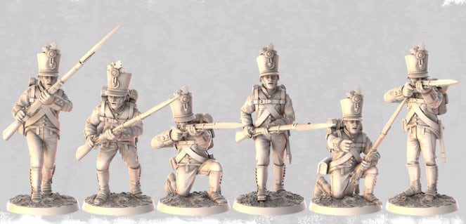 Fusiliers Napoleonic Wars Austro-Hungarian Skirmish Order Post 1809