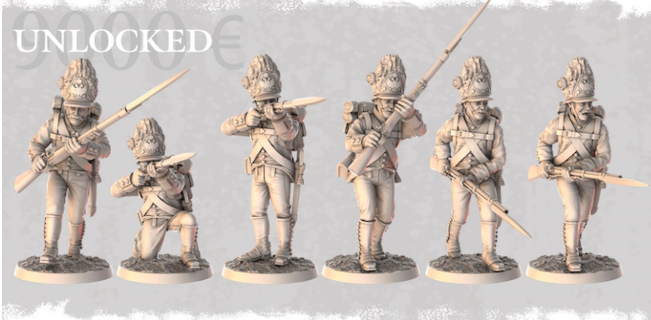 Fusiliers Napoleonic Wars German Grenadiers Skirmish Order 1809
