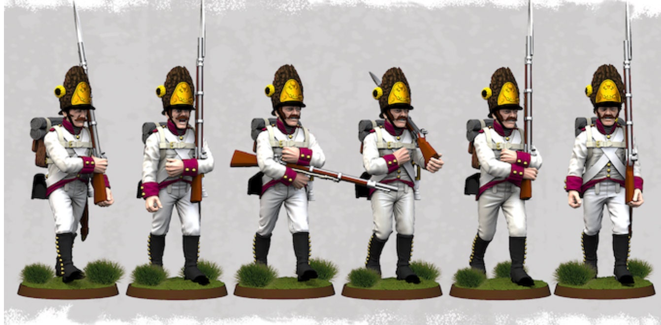 Fusiliers Napoleonic Wars German Grenadiers Army Line Order Post 1809