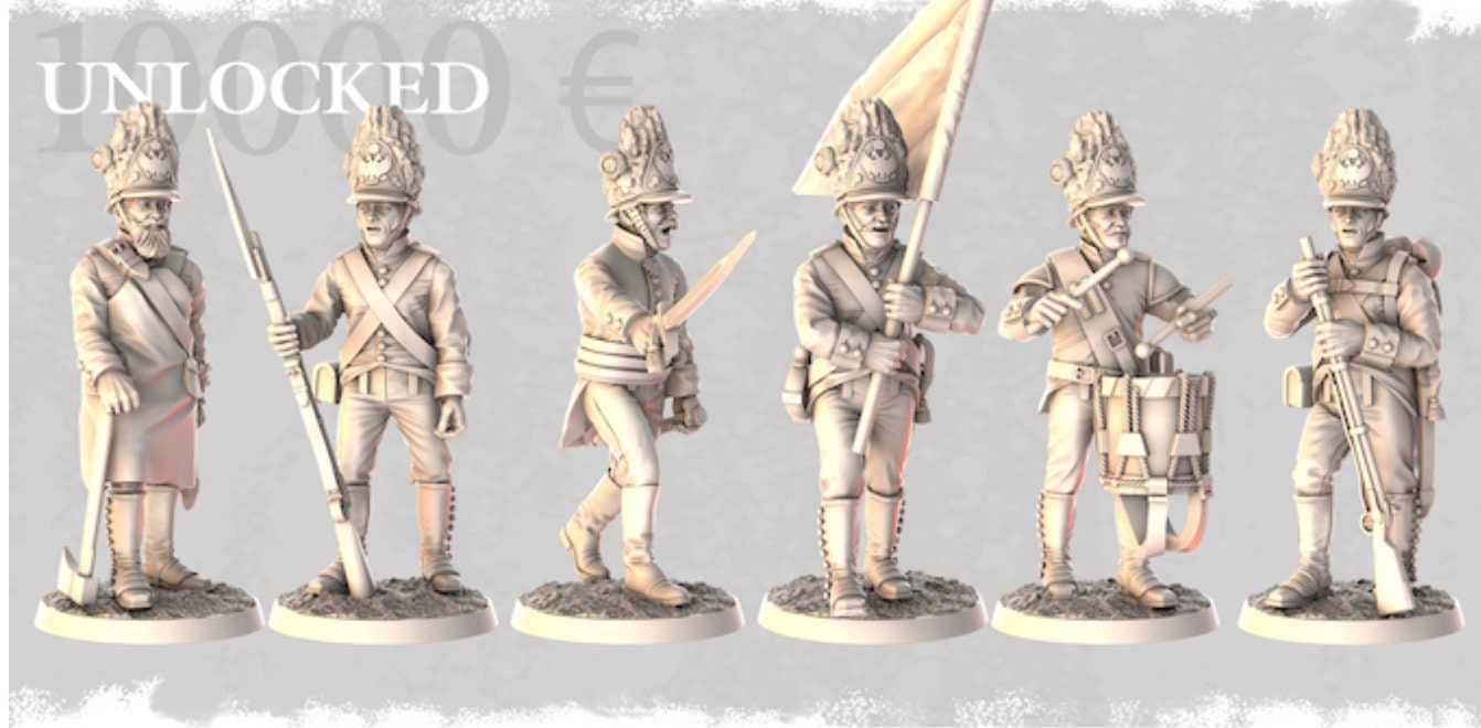 Fusiliers Napoleonic Wars German Grenadiers Command Order 1809