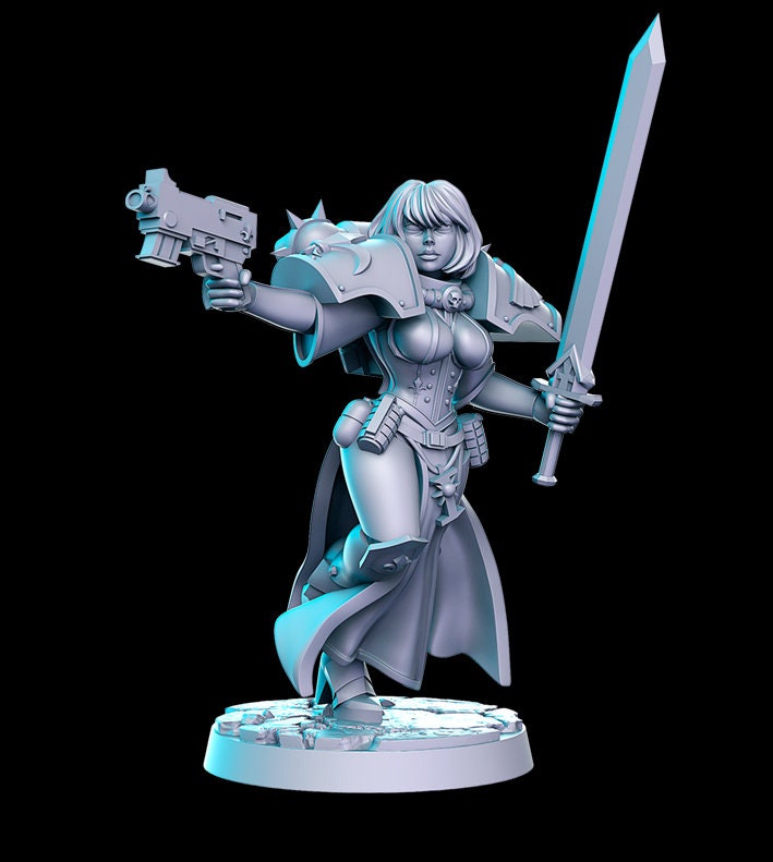 Nun Warriors Set 2 (32mm)- Nun Sisters