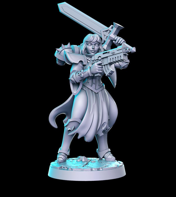 Nun Warriors Set 3 (32mm)- Nun Sisters