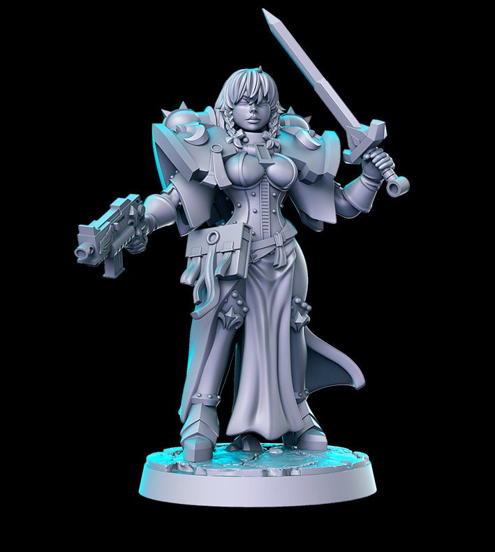 Nun Warriors Set 3 (32mm)- Nun Sisters