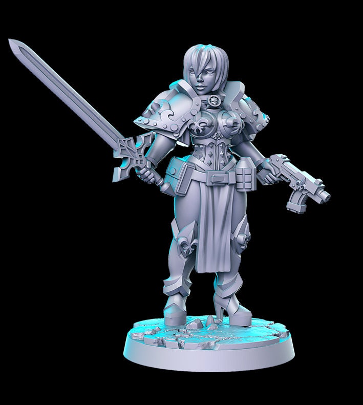 Nun Warriors Set 2 (32mm)- Nun Sisters