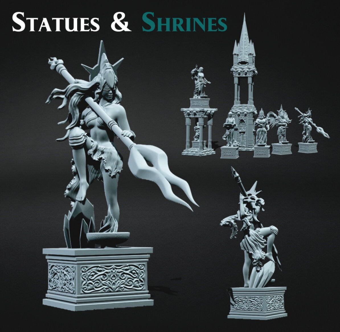 Statues and Shrine