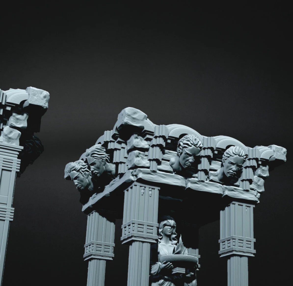 Statues and Shrine