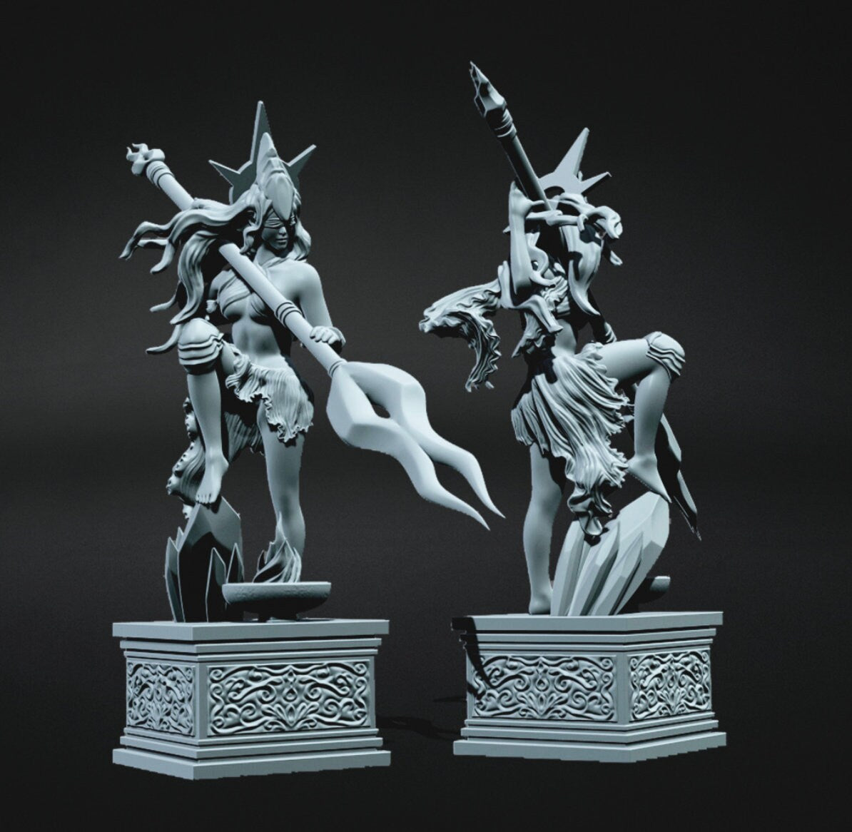 Statues and Shrine