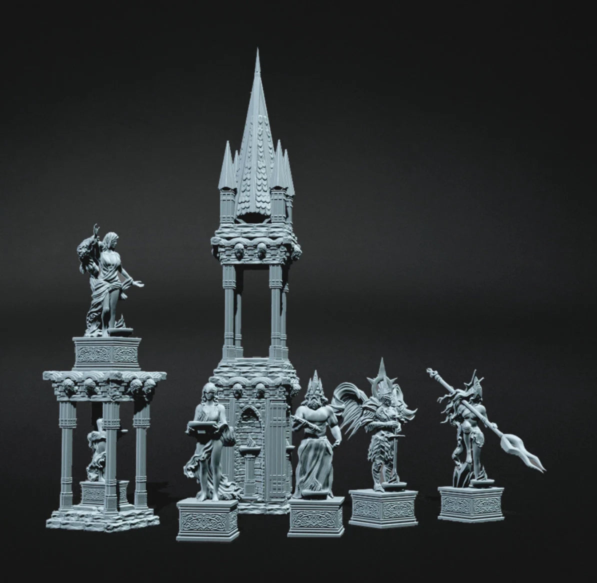 Statues and Shrine