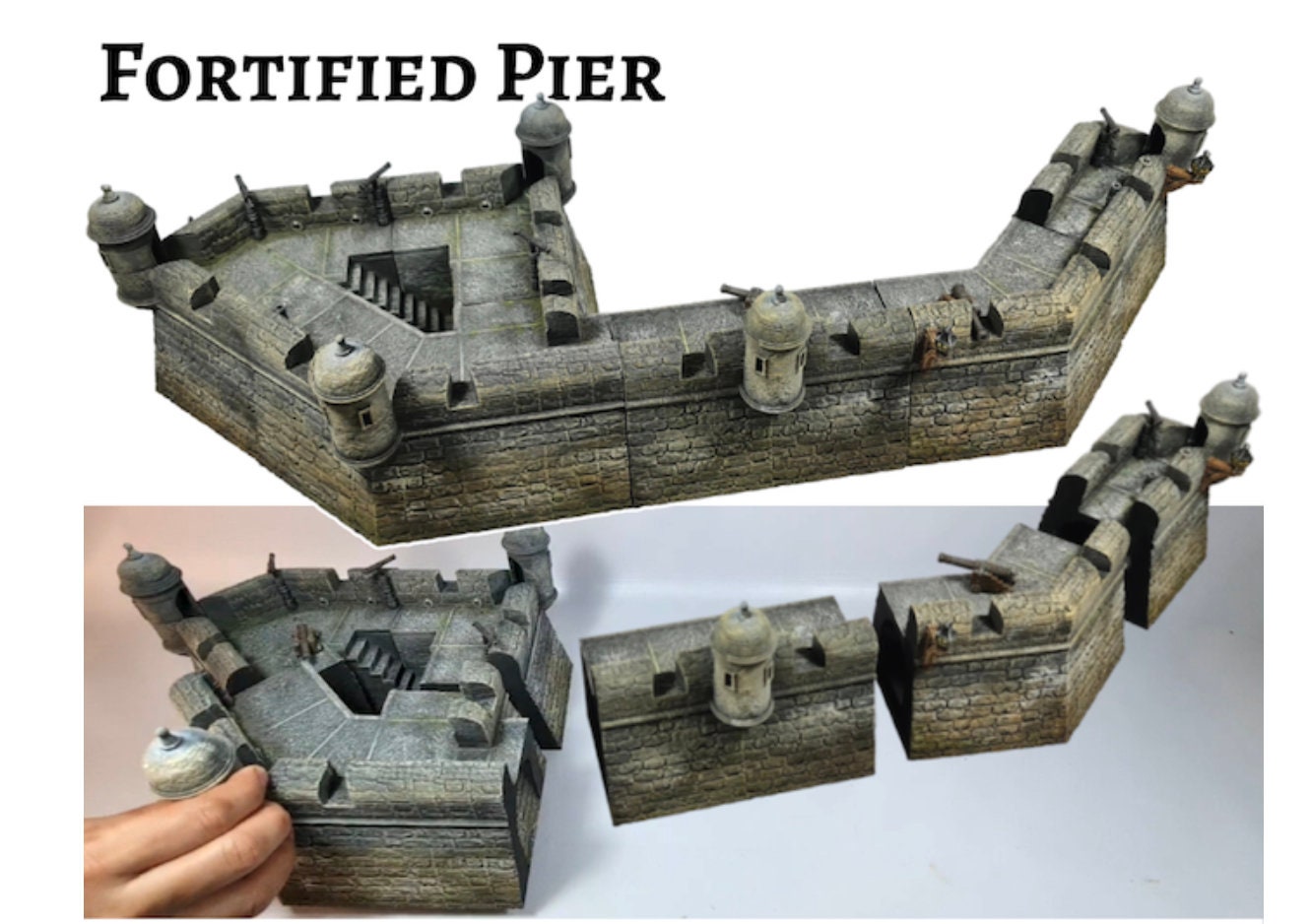 Fortified Pier Walls - Rum & Razing