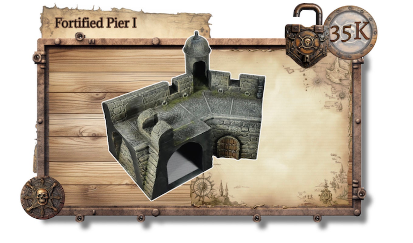 Fortified Pier Walls - Rum & Razing