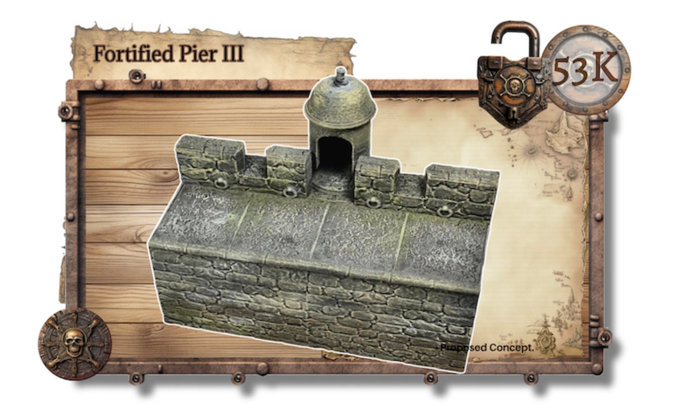 Fortified Pier Walls - Rum & Razing