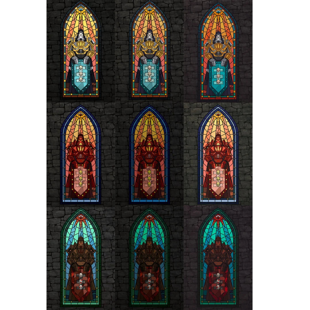 Stained Glass Mural Modular Walls
