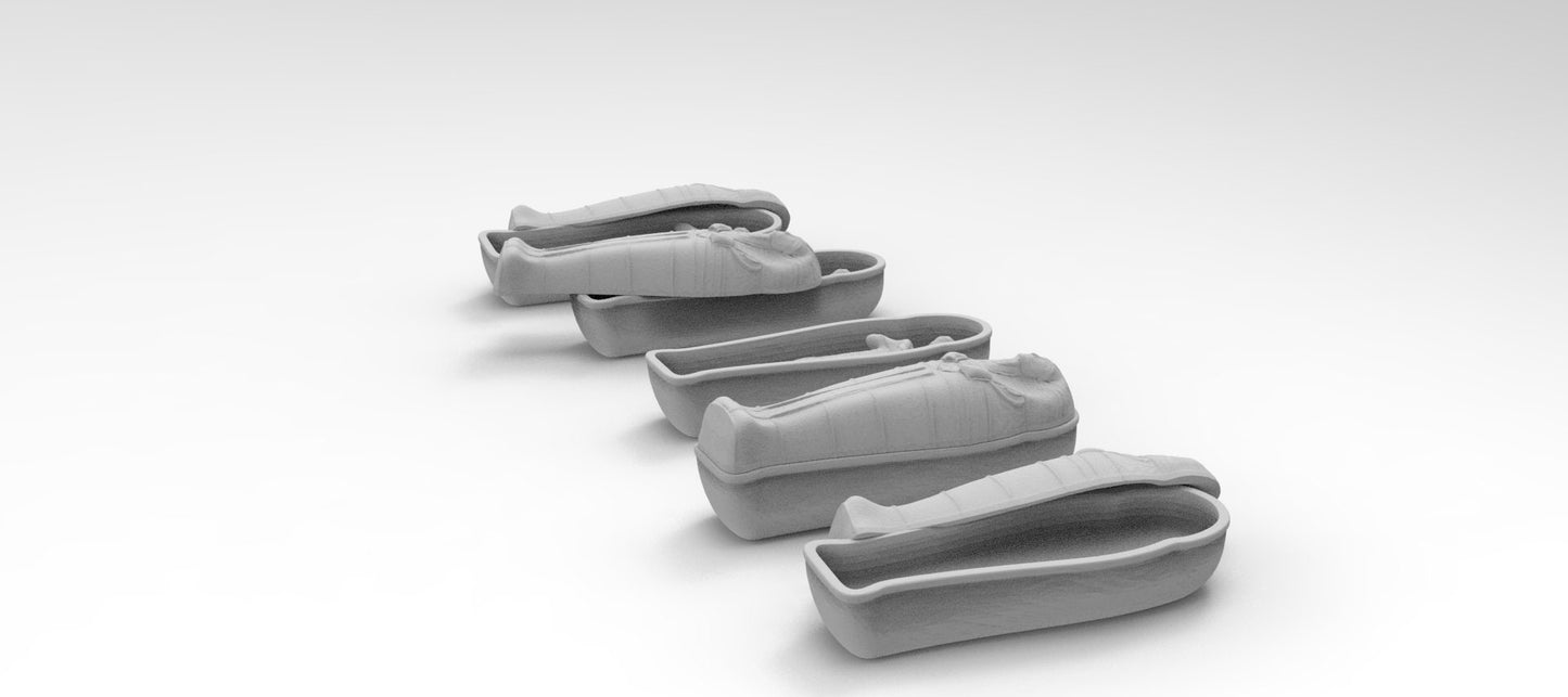 Sarcophagus and Mummies