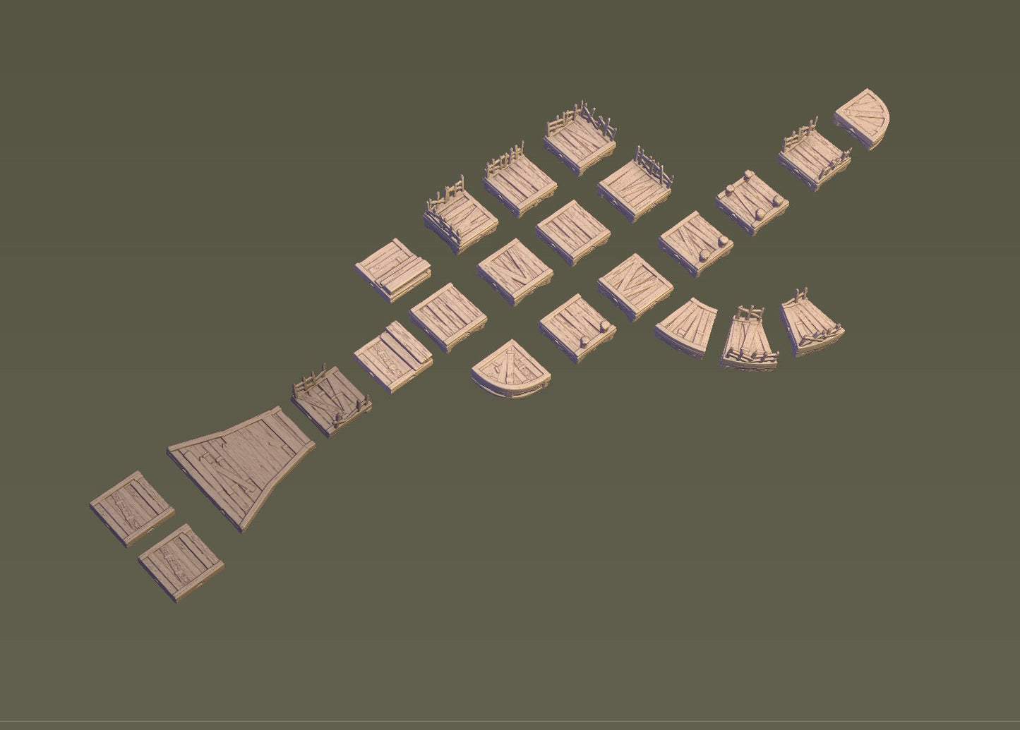 Modular Wooden Tiles
