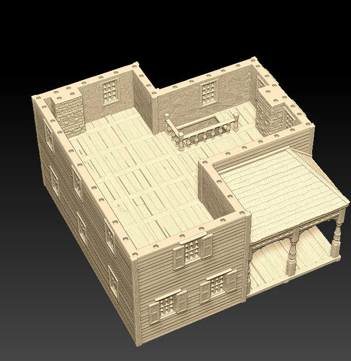 Western Two-Story House - Western Rush