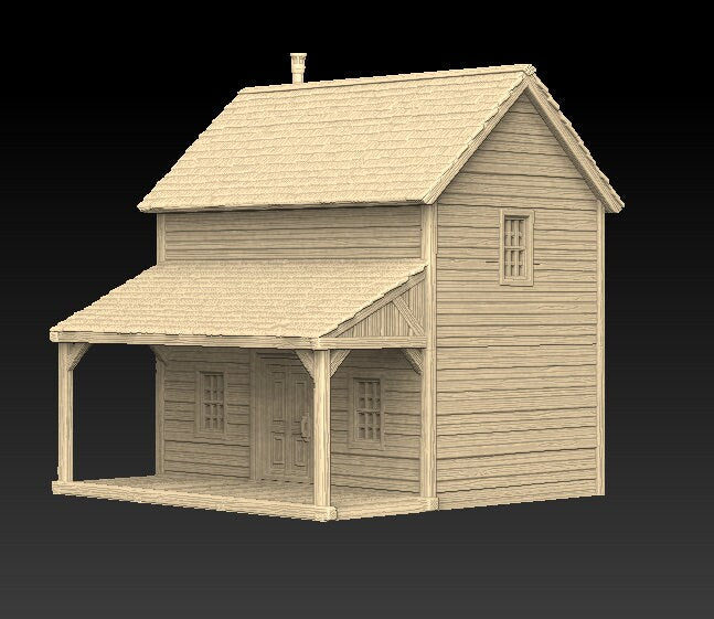 Large Western Two-Story House - Western Rush