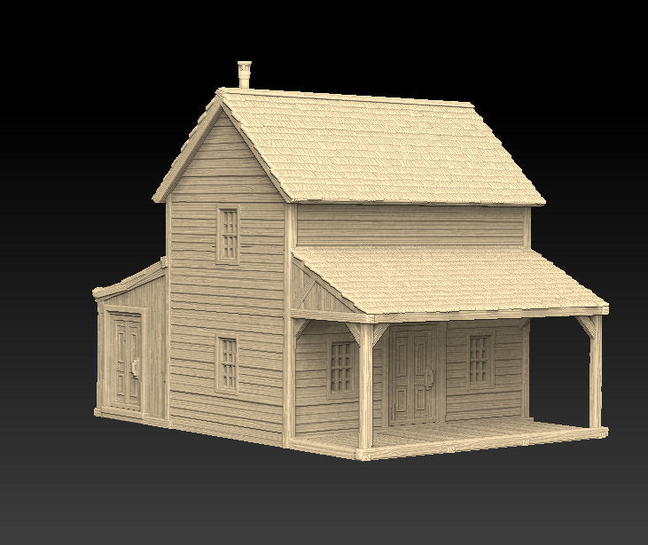 Large Western Two-Story House - Western Rush