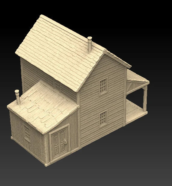 Large Western Two-Story House - Western Rush
