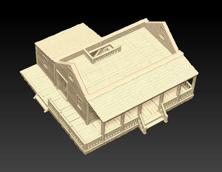 Large Western House - Western Rush