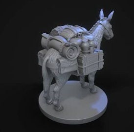 Mule Carrying Luggage