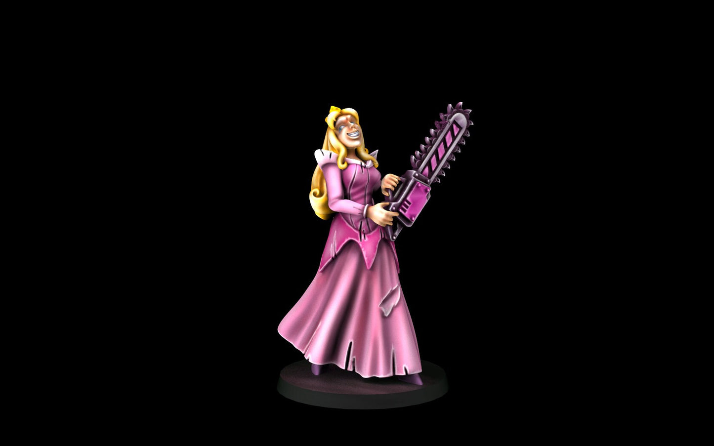Sleeping Beauty and three fairy godmothers (32mm) - Angry Princesses