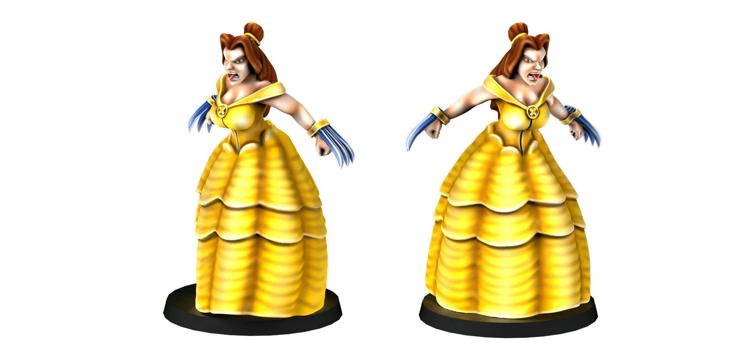 Beauty and the Beast (32mm) - Angry Princesses
