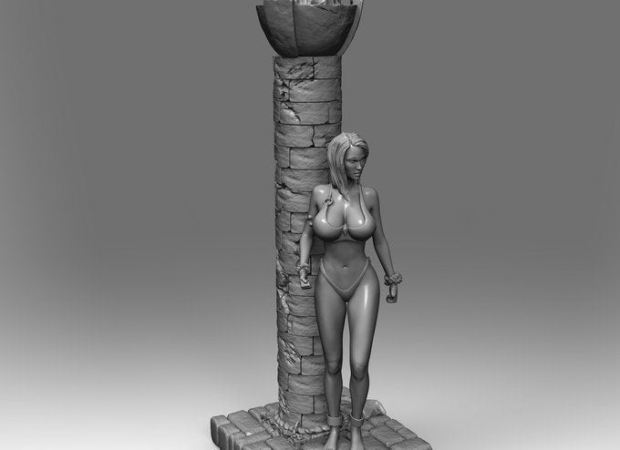 Chained Pinup Girl
