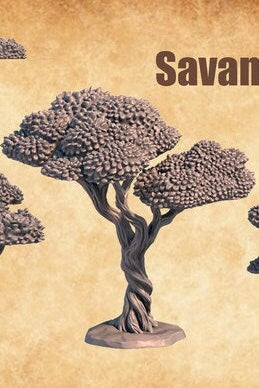 Acacia Tree Terrain Assets