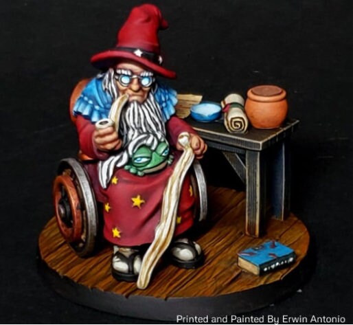 Old Wizard on Wheel Chair - Tale of Two Cities