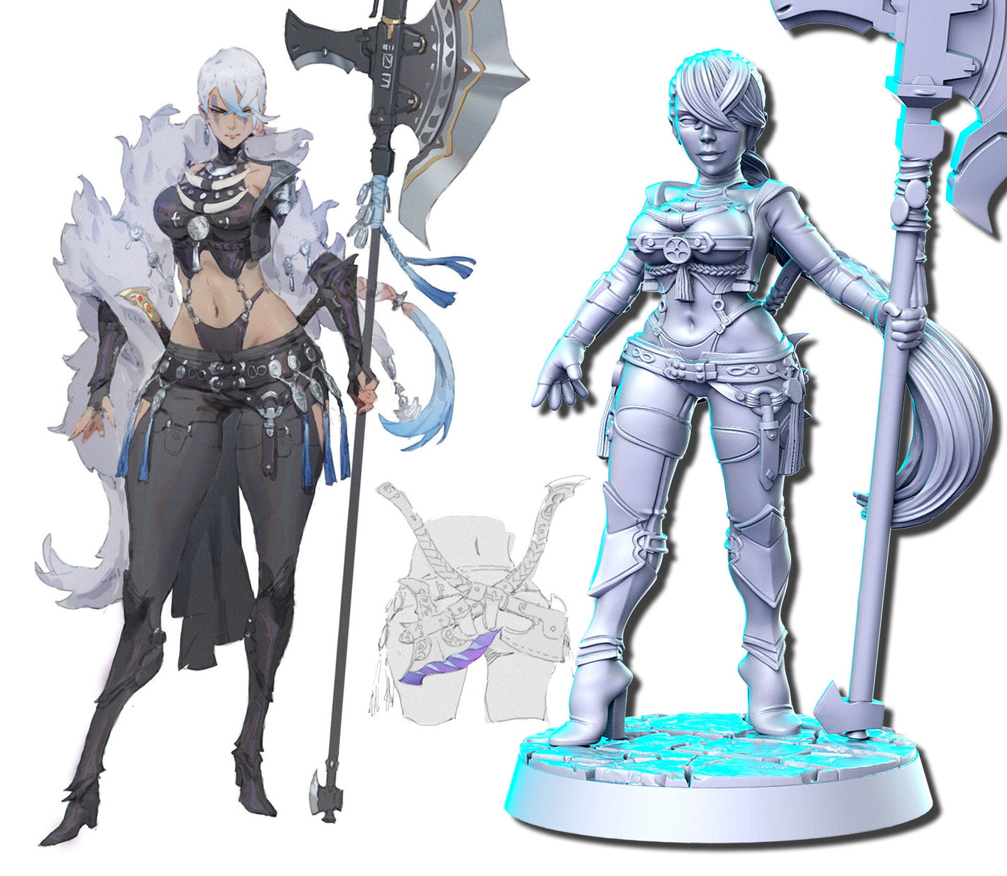 Final Fantasy Female Warrior - NeoKingdom