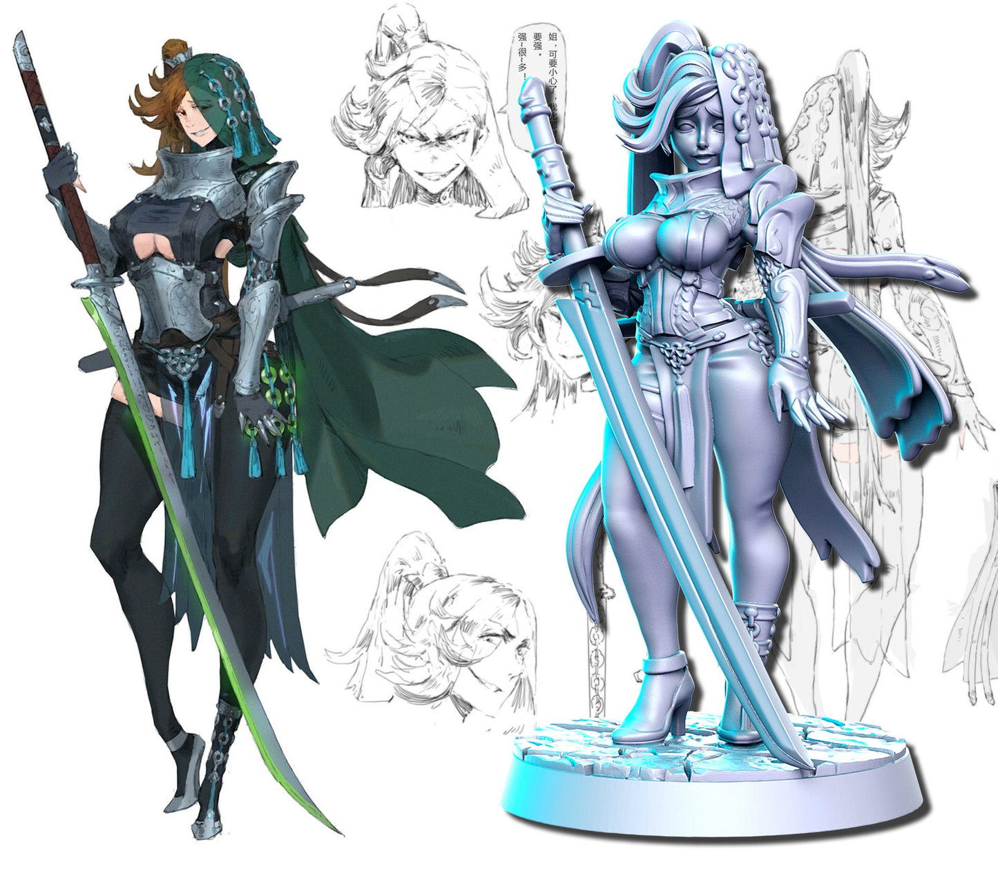 Final Fantasy Female Warrior - NeoKingdom