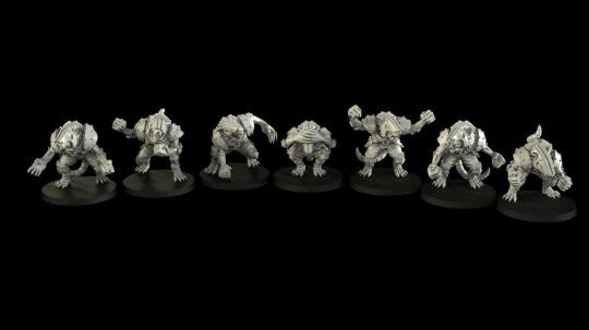 Rat Football Team - Rough and Tumble