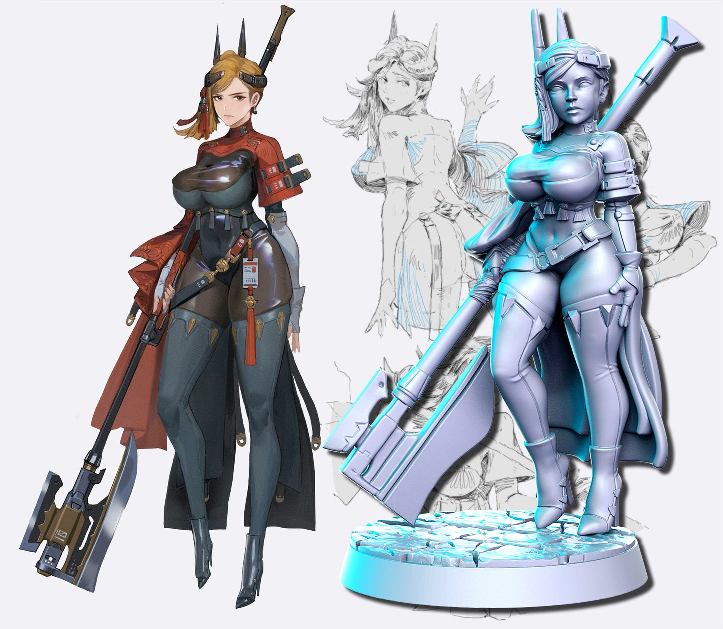 Final Fantasy Female Warrior - NeoKingdom