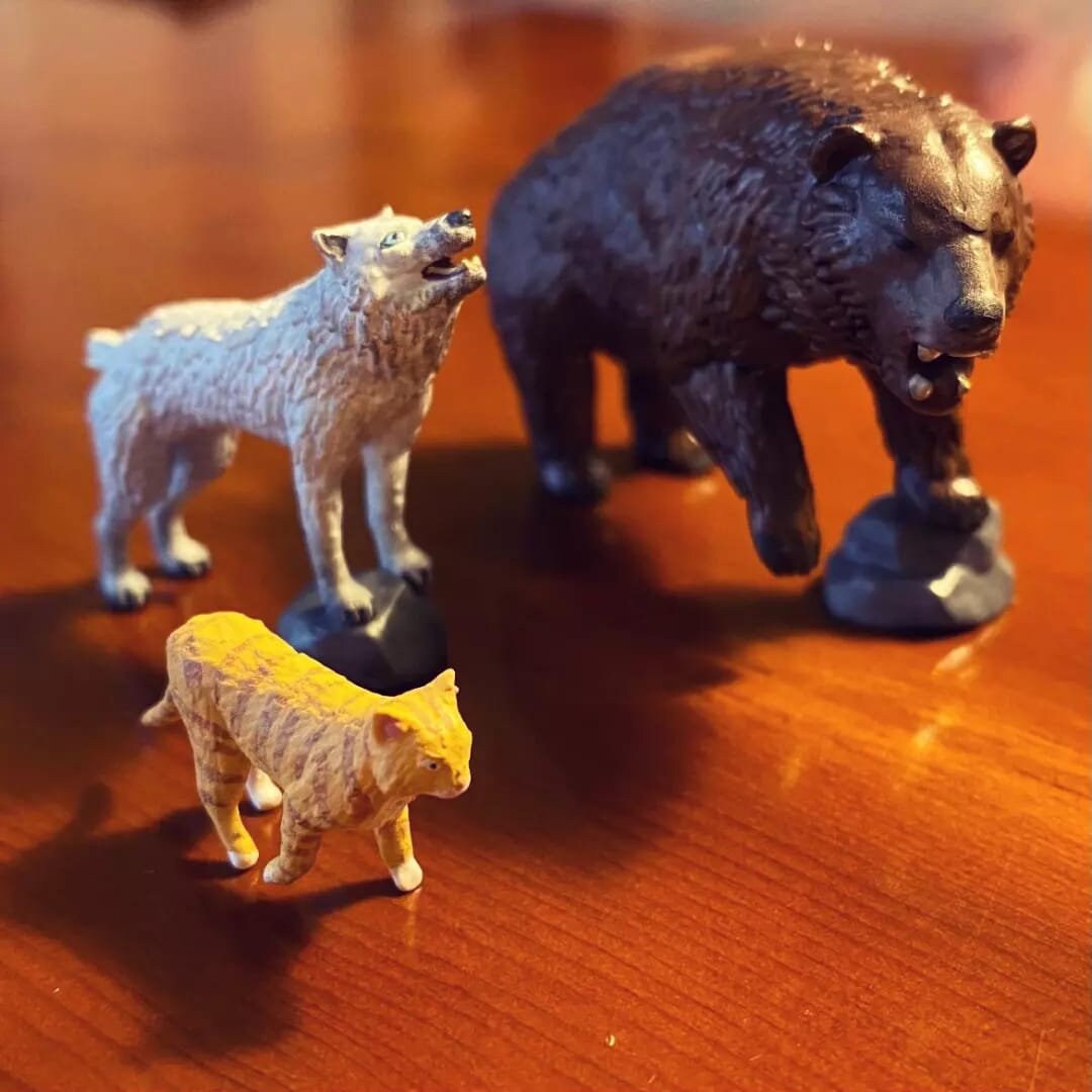 Wolf Miniature - Dire Wolf