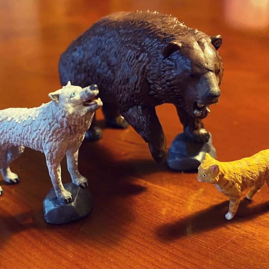 Wolf Miniature - Dire Wolf
