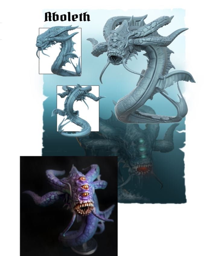 Aboleth Sea Creature - Treasure Island