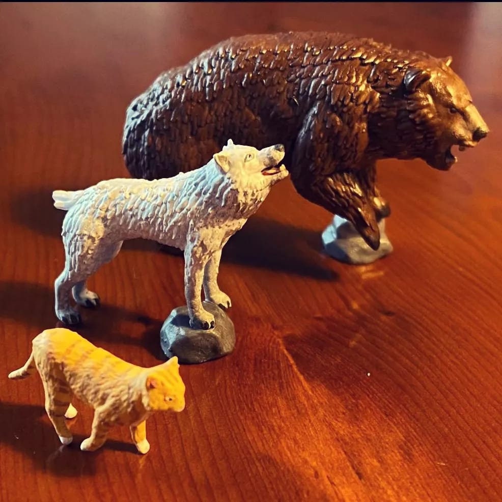 Wolf Miniature - Dire Wolf