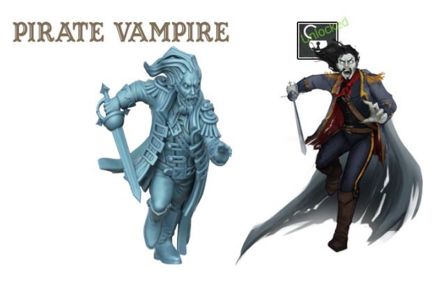 Vampire Pirate - Treasure Island