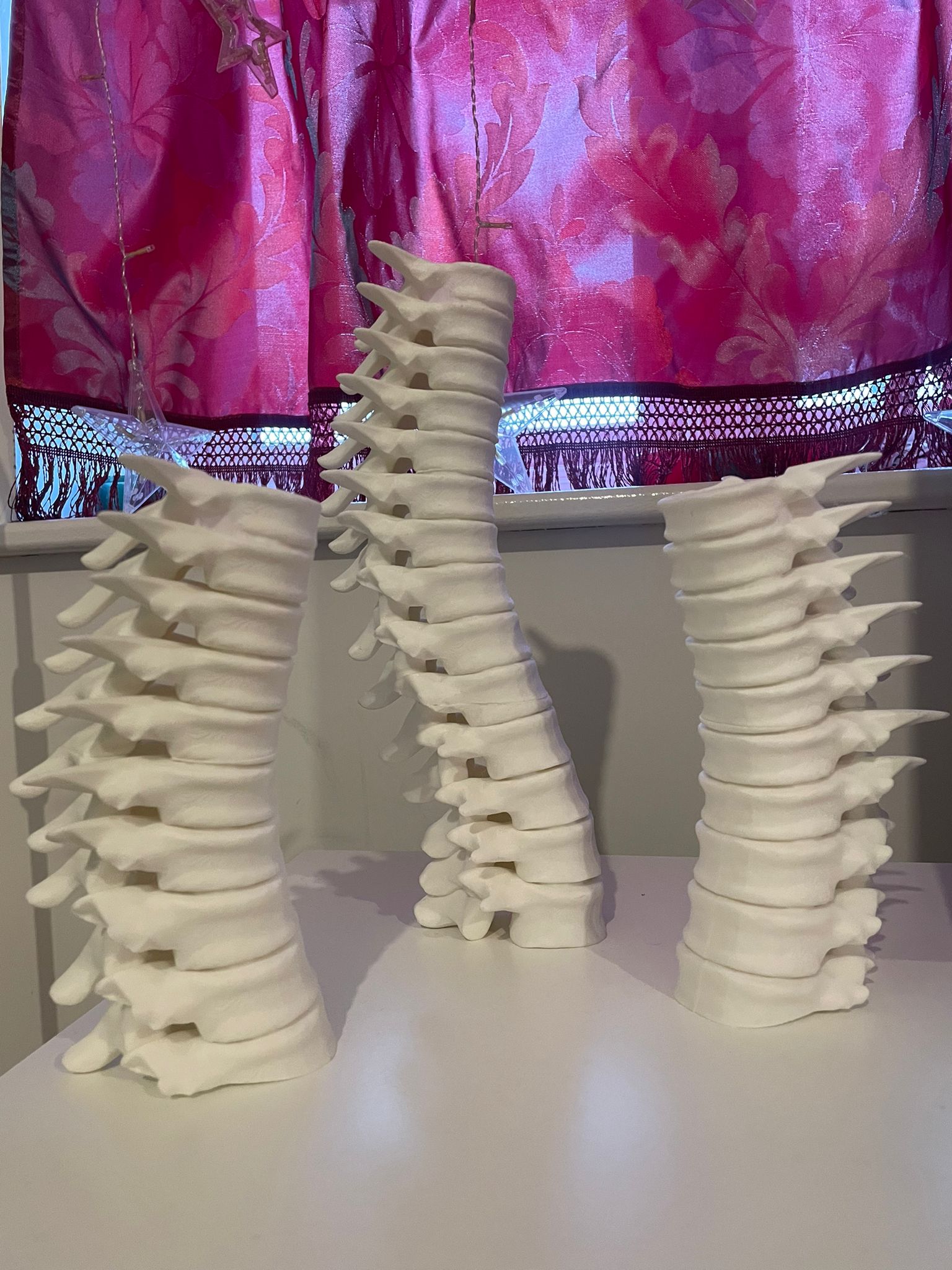 Spine Candle Holder | 3D Printed Anatomical Decor – Lorecom Miniatures