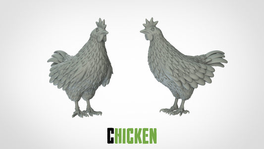 Chicken Hen/ Rooster Miniature