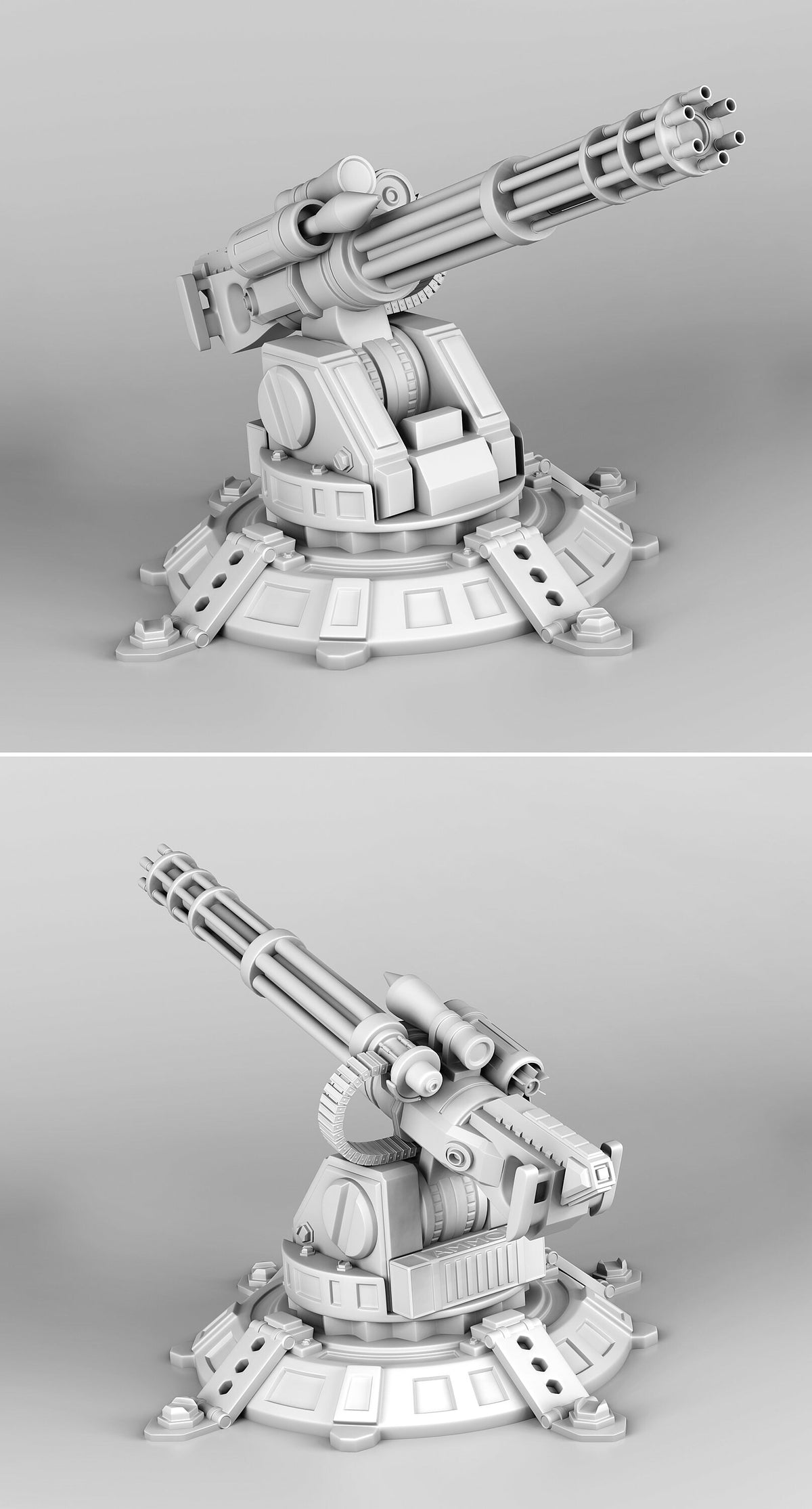 Rpg Turret Defence Turrets – Lorecom Miniatures | Assets, Bases, Figures, Terrain ...