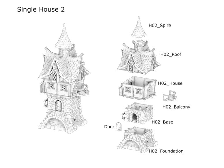 Medieval House 2 (28 mm)