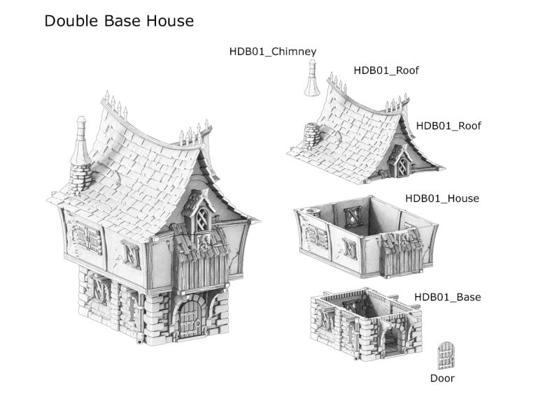 Medieval House 5 (28 mm)