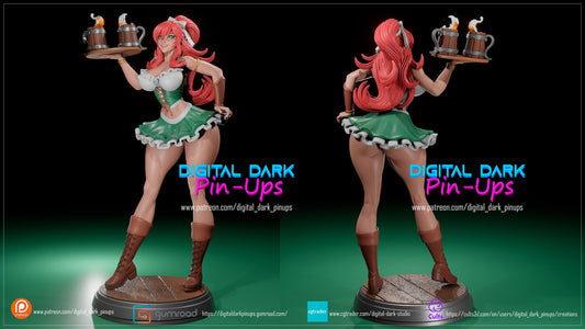 NSFW miniature sexy nude pin up female nsfw pin up nsfw gaming miniature tabletop sexy nsfw lady RPG pin up nsfw naked n – image 1