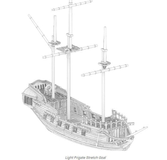 Light Frigate Boat - Treasure Island