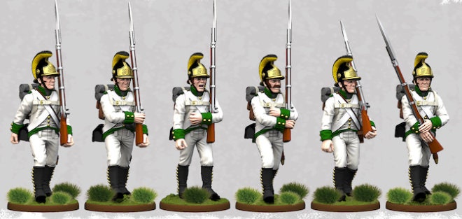 Fusiliers Napoleonic Wars Austro-Hungarian Army Line Order